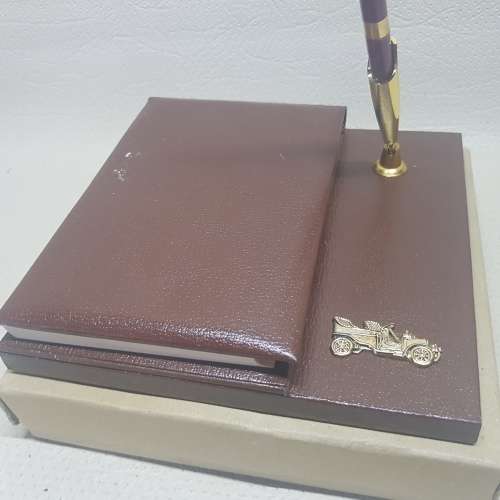 Original Vintage Desk Notepad and Pen!!!