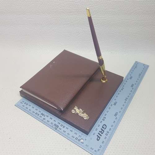 Original Vintage Desk Notepad and Pen!!!
