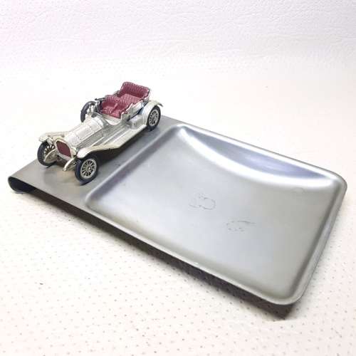 Original Metal Vintage Car Themed Ashtray!!!