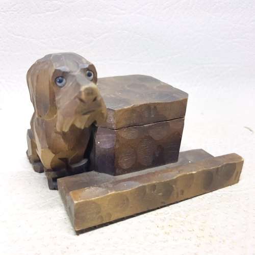 Rare Original Hand Crafted Black Forest Pipe Stand and Tobacco Holder!!!