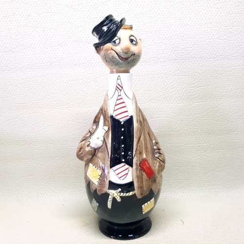 Large Vintage Glazed Porcelain Bum Decanter!!!