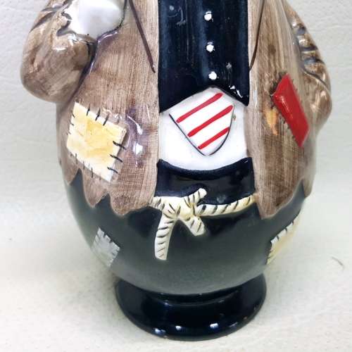 Large Vintage Glazed Porcelain Bum Decanter!!!