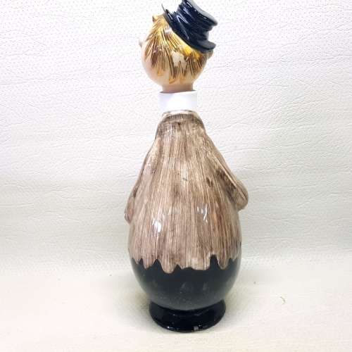 Large Vintage Glazed Porcelain Bum Decanter!!!