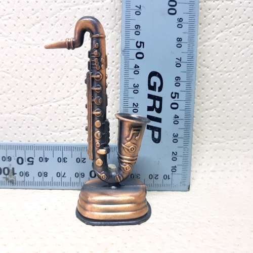 Collectible Small Brass Saxophone Pencil Sharpener!!!
