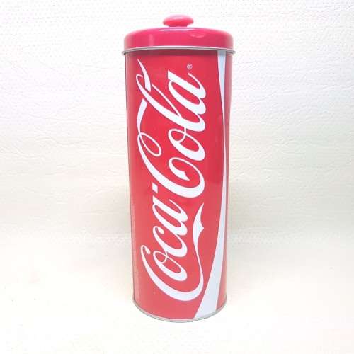 Collectible Coca Cola Lithographed Straw Tin!!!