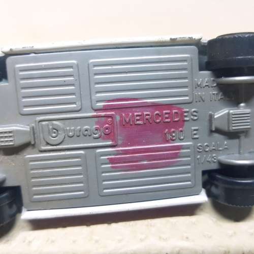 Original Bburago Mercedes 190E 1/43