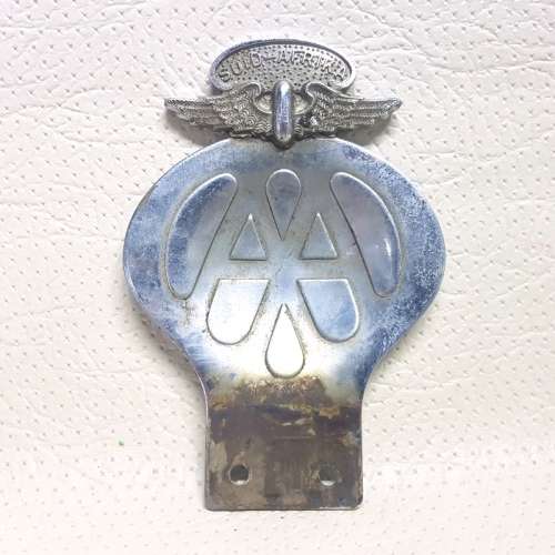Original Vintage AA Metal Car Badge!!!