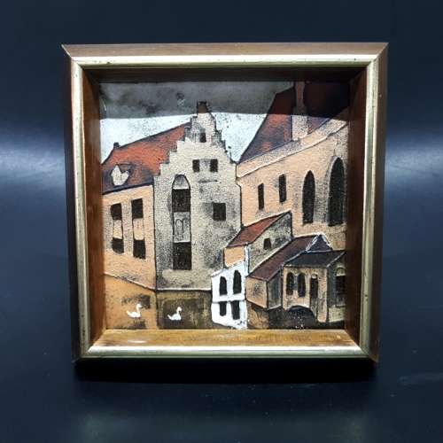 Vintage ARGUS BRUGGE Ceramic Art Tile!!!
