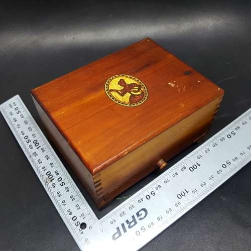 Original Hand Crafted Solid Wood Cigarette / Mini Cigar Box!!!