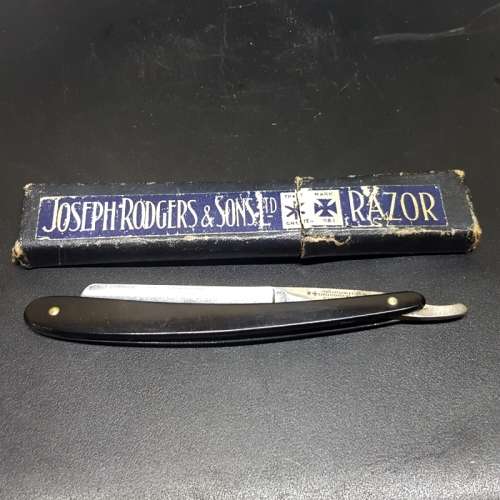 RARE!!! Antique Boxed Joseph Rodgers Straight Edge Razor!!!