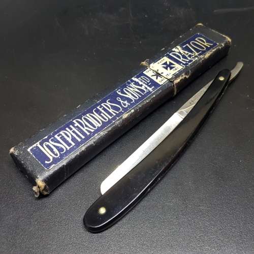 RARE!!! Antique Boxed Joseph Rodgers Straight Edge Razor!!!