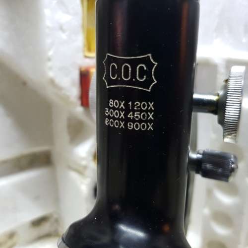 Vintage Original Boxed Cast Metal Microscope!!!