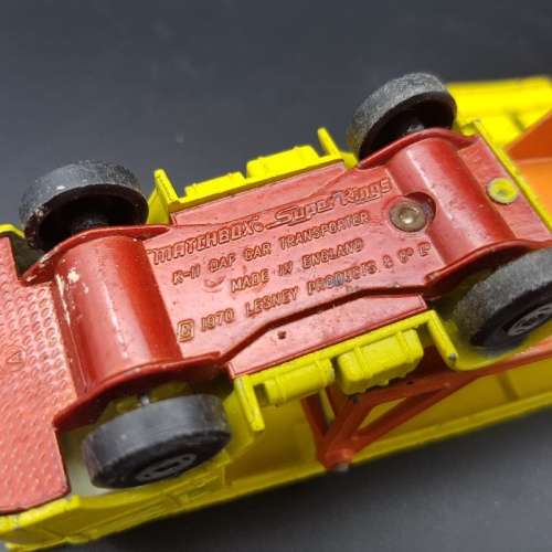 Original 1970 Matchbox Super Kings K-11 DAF Car Transporter