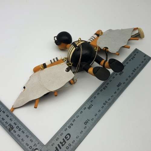 Original Hand Crafted "First Flight" Wood and Leather Spring Mobile!!!!