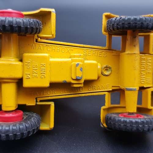 Original Vintage Matchbox King Size No14 Taylor Jumbo Crane