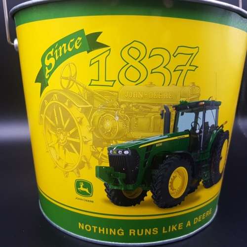 Original Lithographed Tin John Deere Ice Bucket!!!