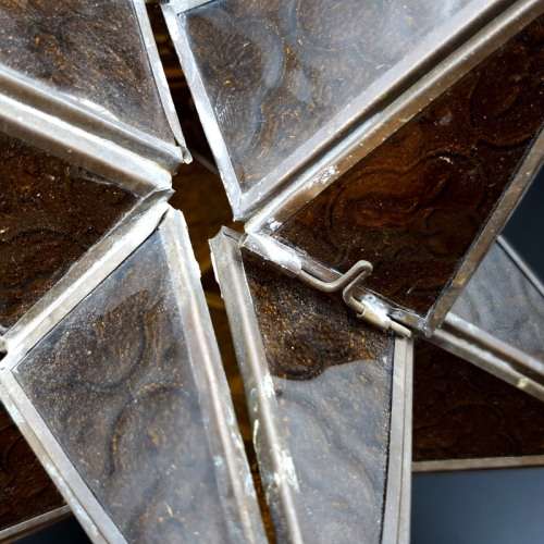 LARGE Brass and Glass Star Shaped Lantern!!!