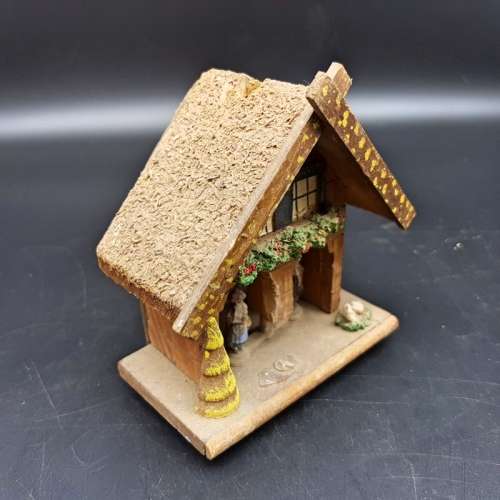 Original Vintage German Weather House (Display Only)