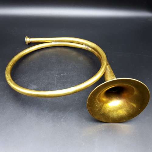 Original Brass Double Coil Hunting Horn!!!