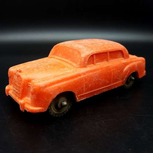 RARE!!! Large Original Hard Rubber Toy Mercedes Benz!!!