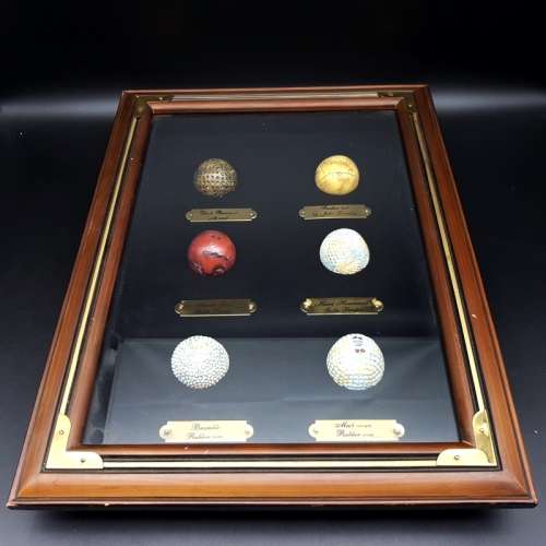 Framed History of The Golf Ball!!!