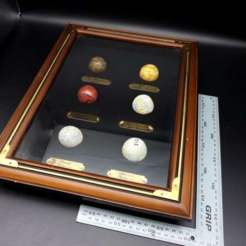 Framed History of The Golf Ball!!!