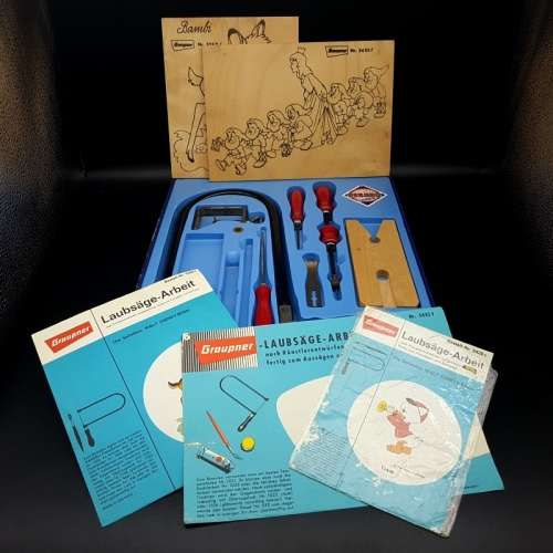 RARE!!!! Vintage German Woodworking Art Kit!!!