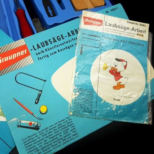 RARE!!!! Vintage German Woodworking Art Kit!!!
