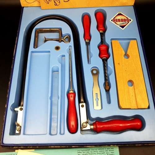 RARE!!!! Vintage German Woodworking Art Kit!!!
