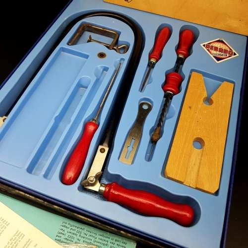 RARE!!!! Vintage German Woodworking Art Kit!!!