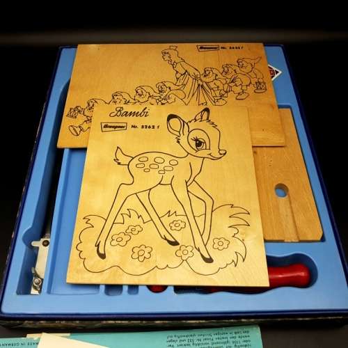 RARE!!!! Vintage German Woodworking Art Kit!!!