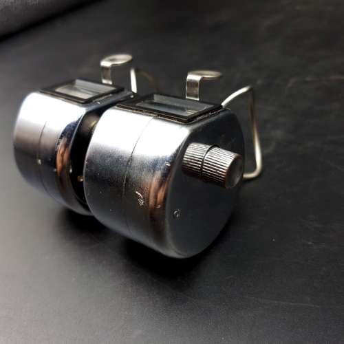 Two Chrome Metal Hand Counters!!! (Working, Bid for Both)