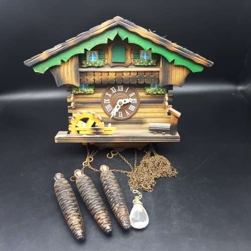 LARGE Vintage German Cuckoo Clock and Weights!!!