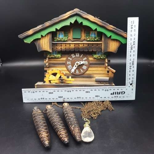 LARGE Vintage German Cuckoo Clock and Weights!!!