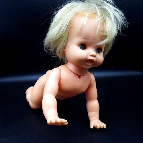 RARE!!! Vintage Crawling SAD Doll!!!