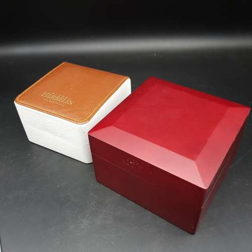 RARE!!! Two Original Highly Collectible Watch Boxes - Buren and Michel Herbelin!!!