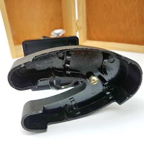 Original Cast Metal Japanese Mini Microscope in Wood Box!!!