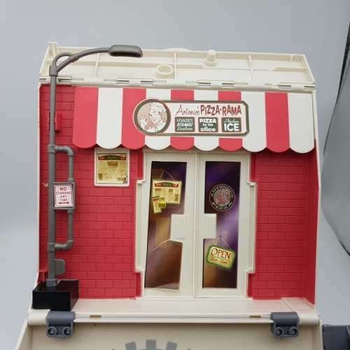 Original Hard Plastic Teenage Mutant Ninja Turtle Diorama!!!!