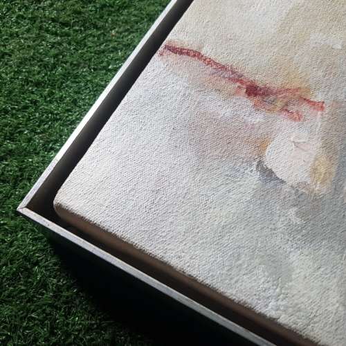 Large Framed Hannes Van Zyl Oil on Canvas (1200mm x 1200mm)
