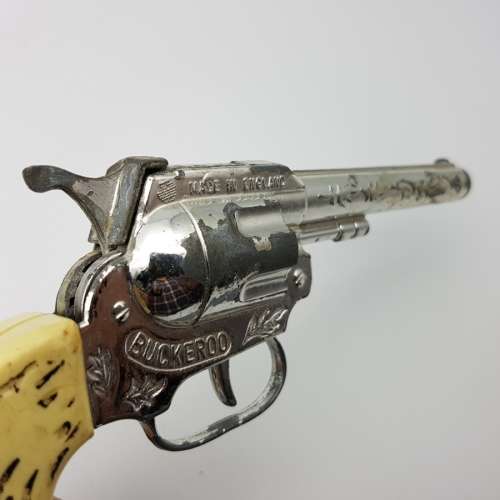RARE!!!! Vintage Metal Lone Star Buckeroo Cap Gun (Made in England - Display)