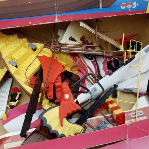 Large Mega Blocks Legend Viking Ship (Parts and Spares)