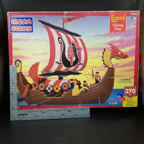 Large Mega Blocks Legend Viking Ship (Parts and Spares)