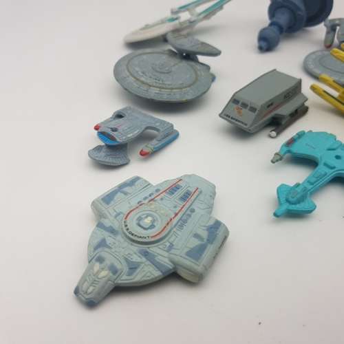 Die Cast Hard Plastic Star Trek Fleet Figurines!!!!