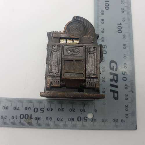 Original Die Cast Metal Gambling Machine Pencil Sharpener!!!!!