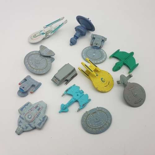 Die Cast Hard Plastic Star Trek Fleet Figurines!!!!