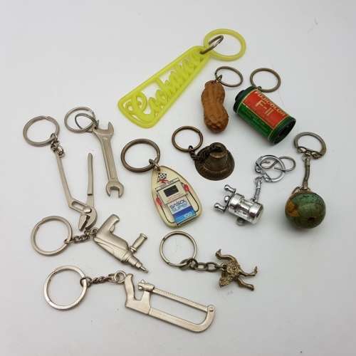 Large Vintage Key Chain and Charm Collection!!! (Bid For All)