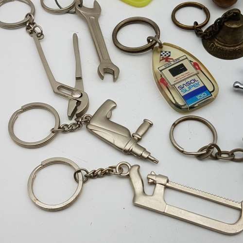 Large Vintage Key Chain and Charm Collection!!! (Bid For All)