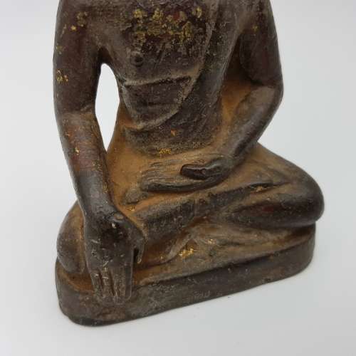 RARE!!! Antique Cast Iron Buddha Figure!!!