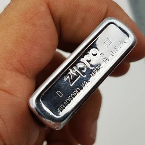 Original Vintage Brushed Steel ZIPPO Lighter