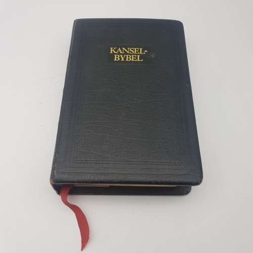 Large Leather Bound "Kansel-Bybel" (Fantastic Condition)